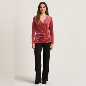 Sundance Velvet Wrap Top